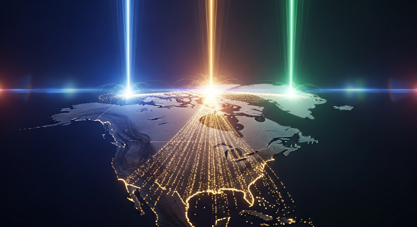 Three converging arrows representing market forces in tech hiring 2026
